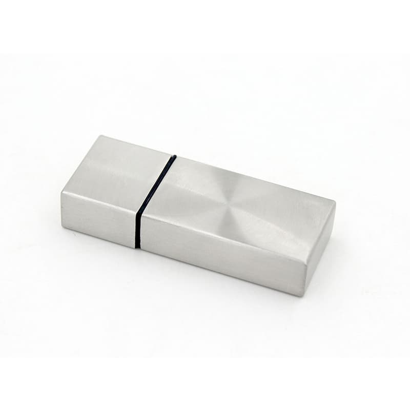 big square metal usb flash drive